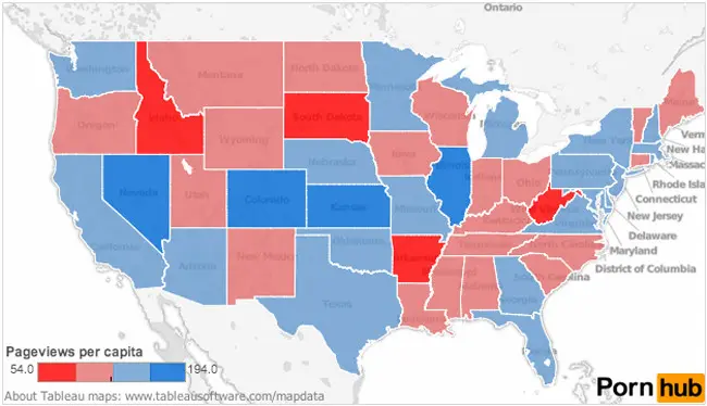 Map: usa
