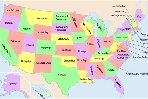 Map: Usa States on Map