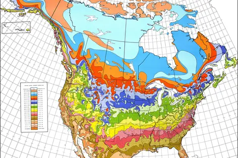 Map: Usda Hardiness Zone Map