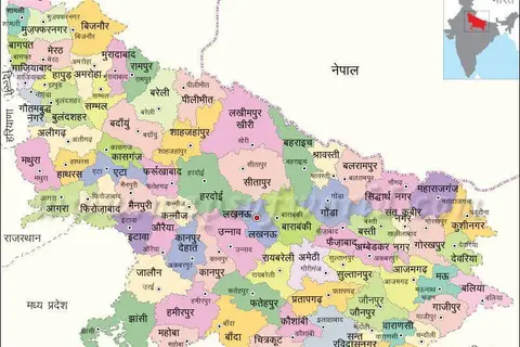 Map: Uttarpradesh Map