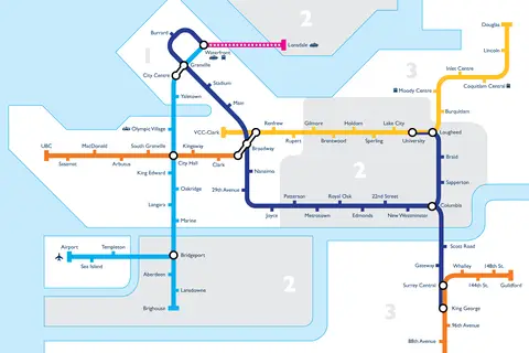 Map: Vancouver Transit Network Map