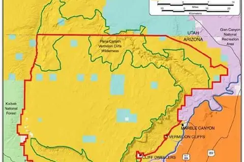 Map: Vermilioncliffs Map