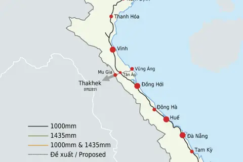 Map: Vietnam Railway Map