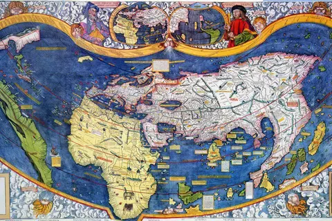Map: Waldseemller World Map 1508