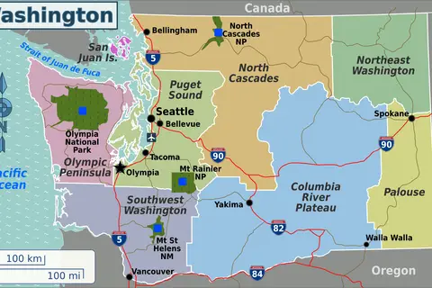 Map: Washington Wv Region Map En