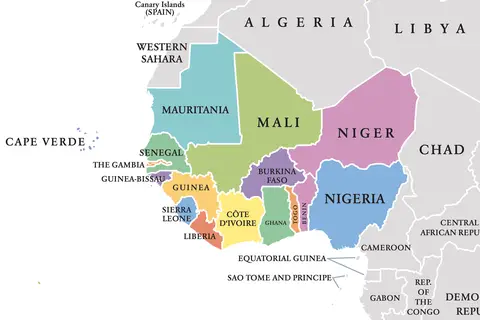 Map: West Africa Map