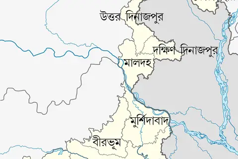 Map: West Bengal District Map