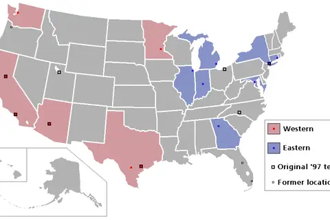 Map: Wnba Locations Map