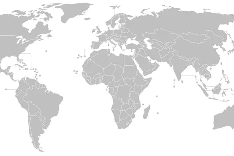 Map: World Map Blank