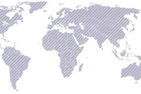 Map: World Map Stripes for Shading