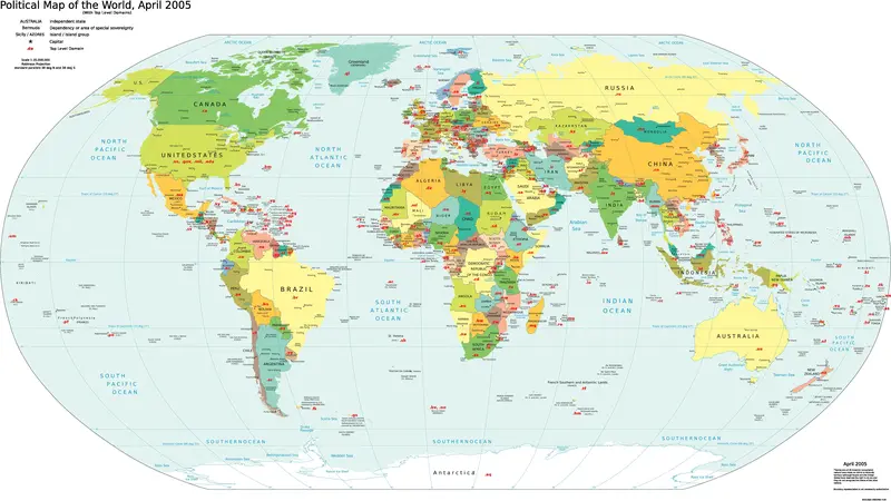 Map: World Tld Map