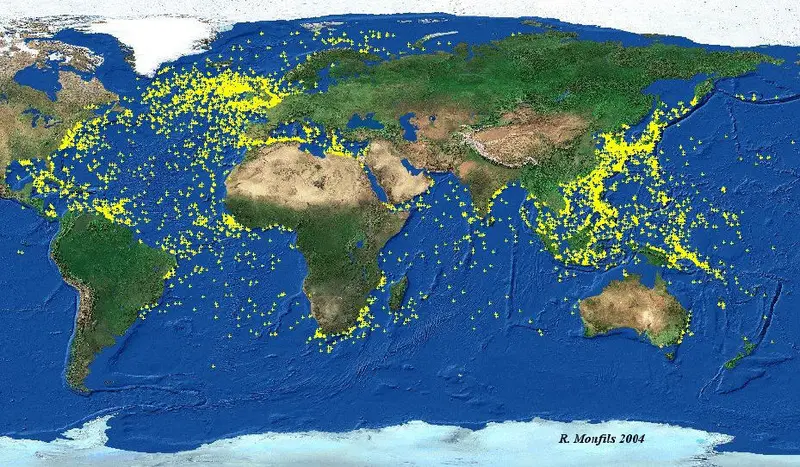 Map: Worldwide Map of WWII Shipwrecks