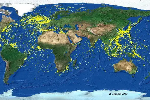 Map: Worldwide Map of WWII Shipwrecks