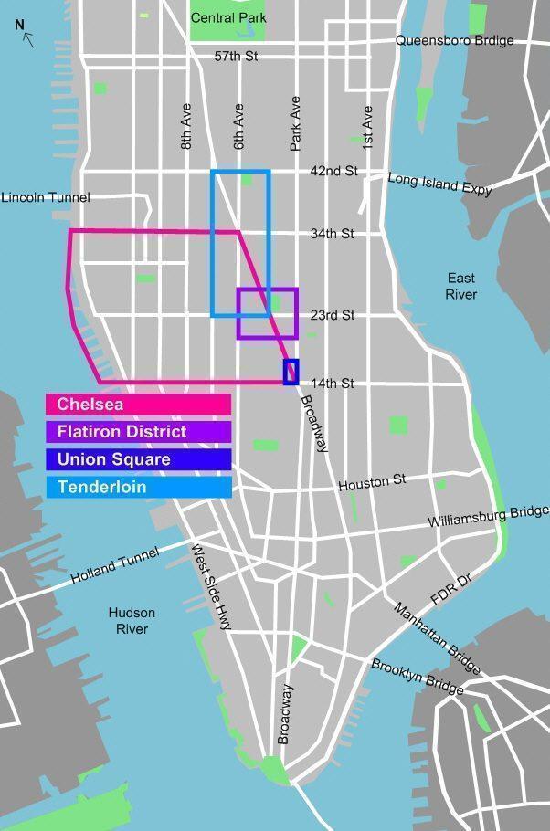 Chelsea Nyc Map