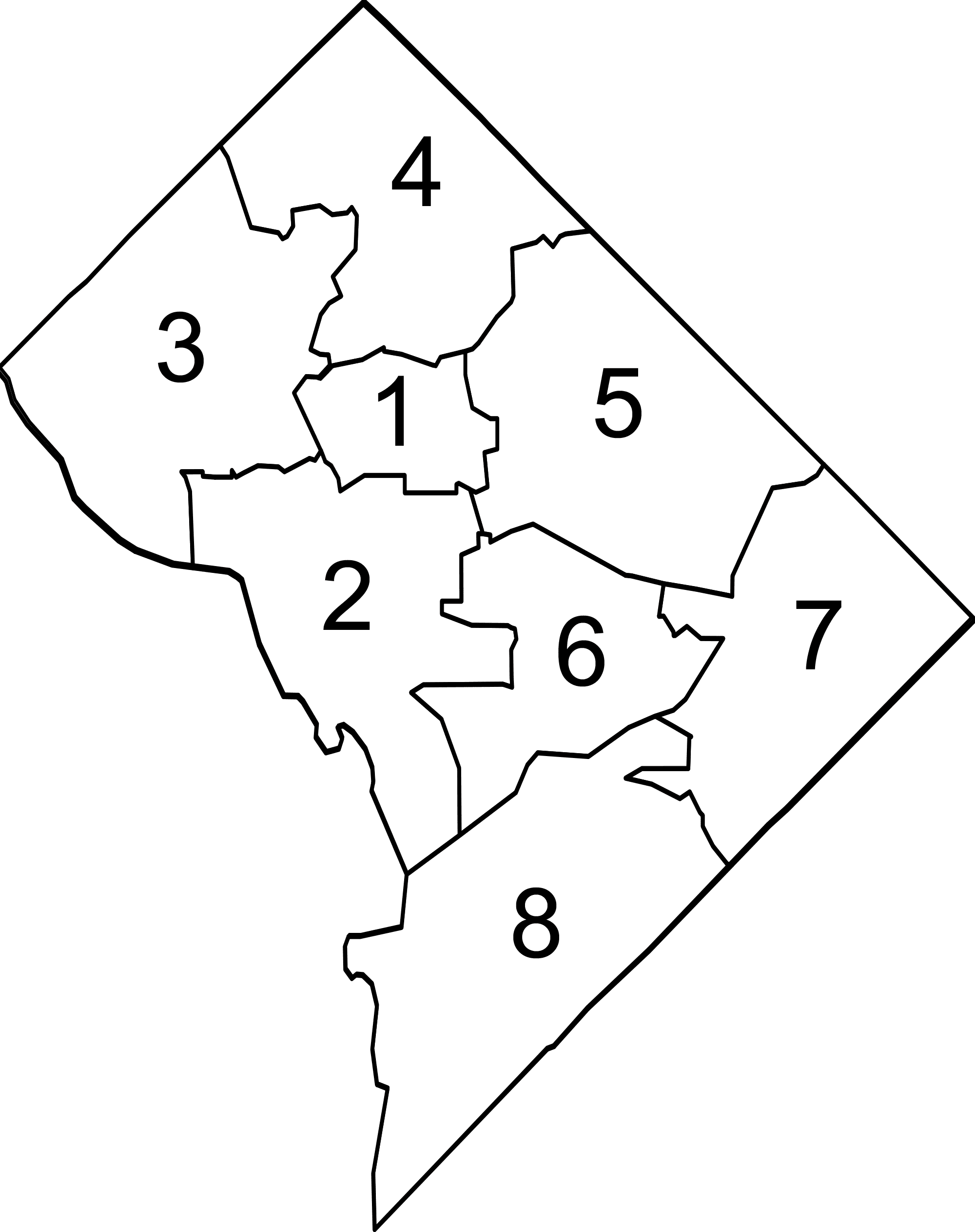 Dc Ward Map 2002