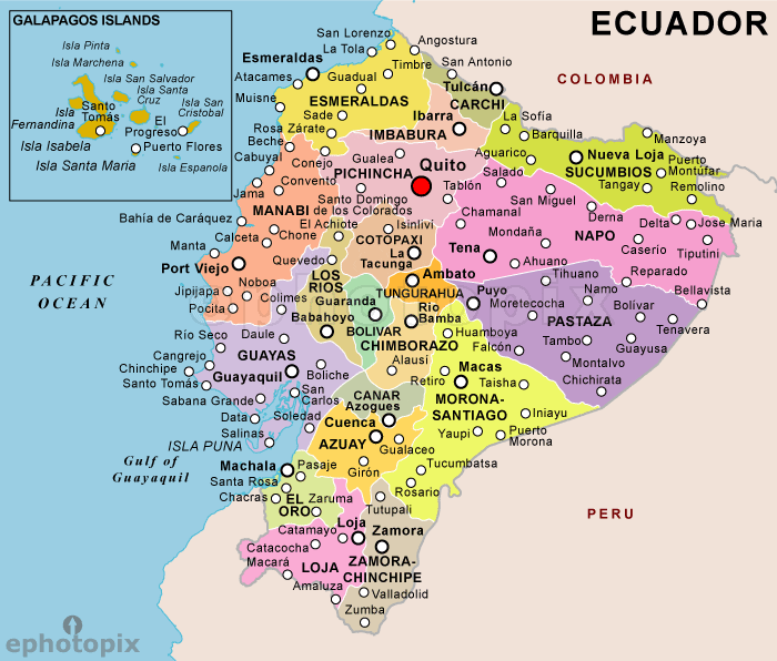 Ecuador Map