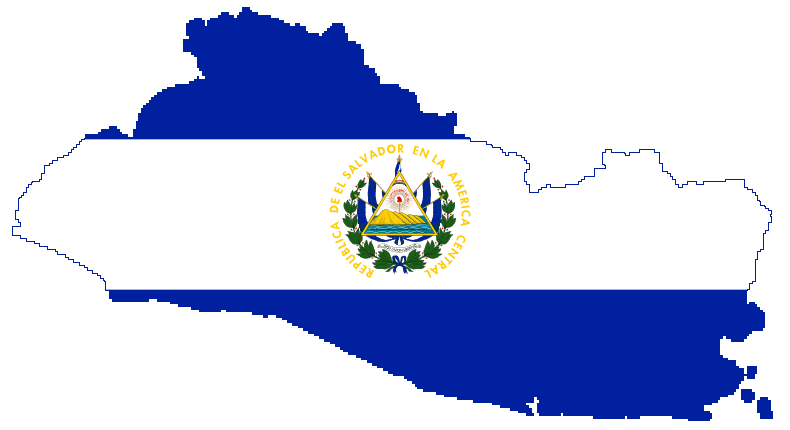 Flagmap Of El Salvador