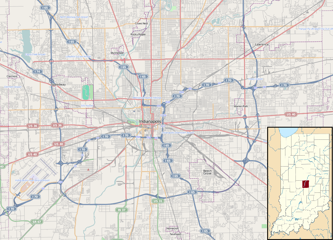 Location Map Indianapolis