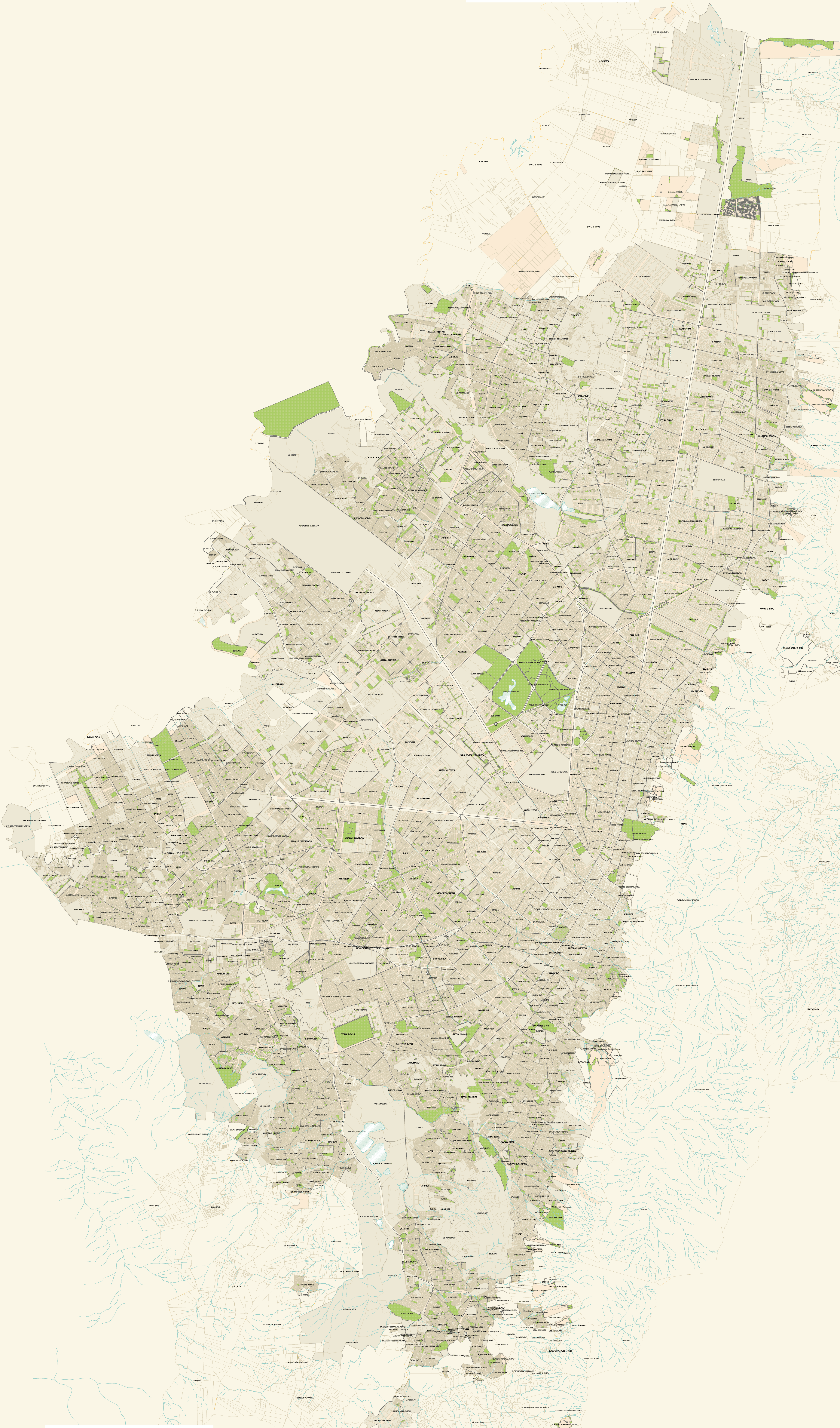 Mapa Bogota Barrios