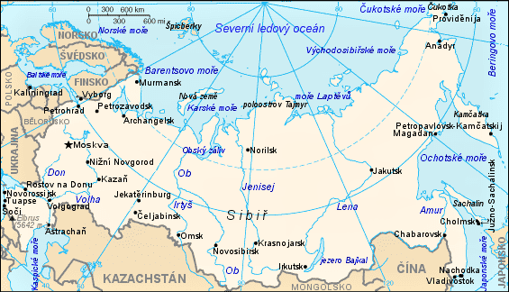 Mapa Ruska 2 Mapa Ruska