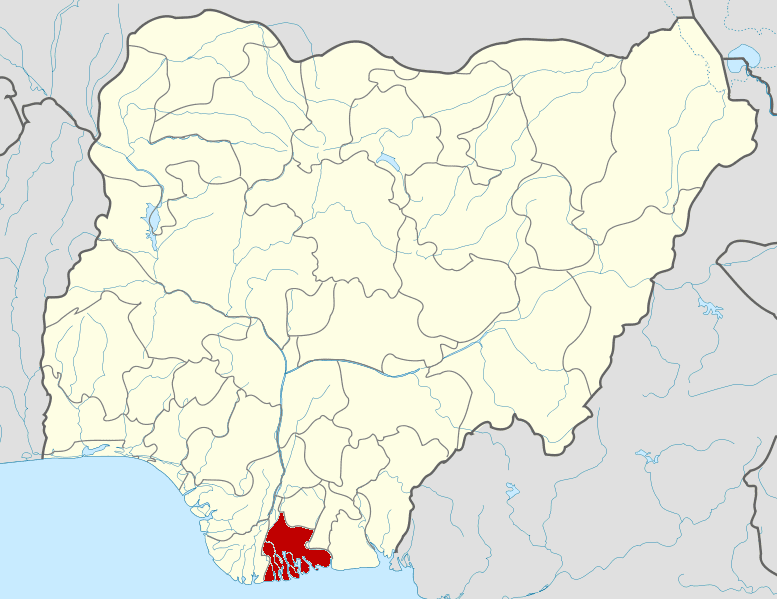Nigeria Rivers State Map