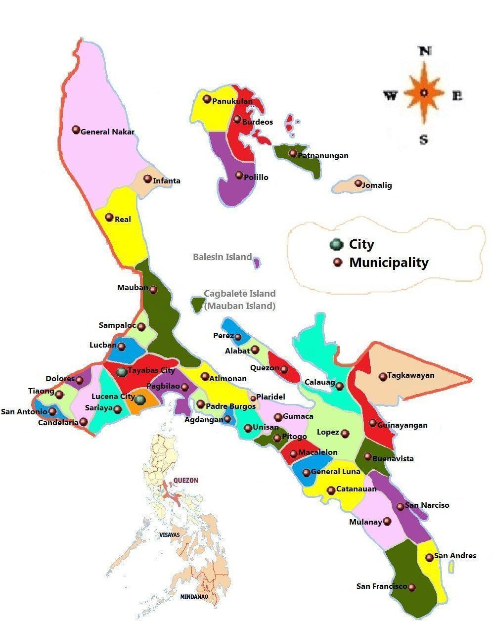 Quezon Map