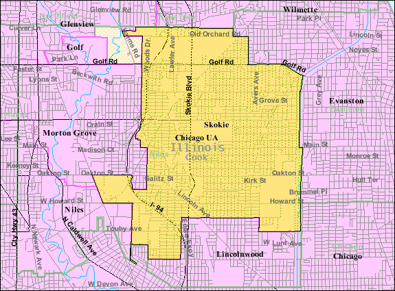 Skokie Il 2009 Reference Map 2 Skokie Il 2009 Reference Map